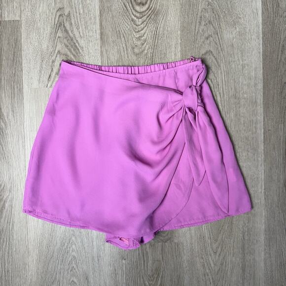 Show Me Your Mumu Wrap Skirt Skort Purple Size Small - Picture 1 of 6